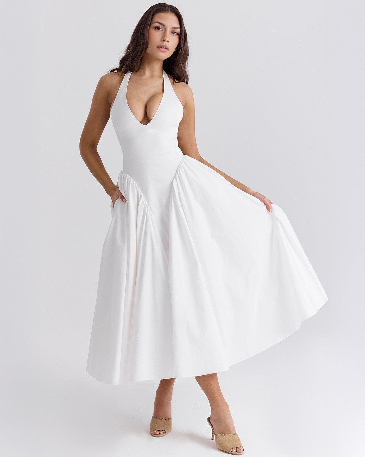 Elegant Monroe Midi Dress for a Stylish Look