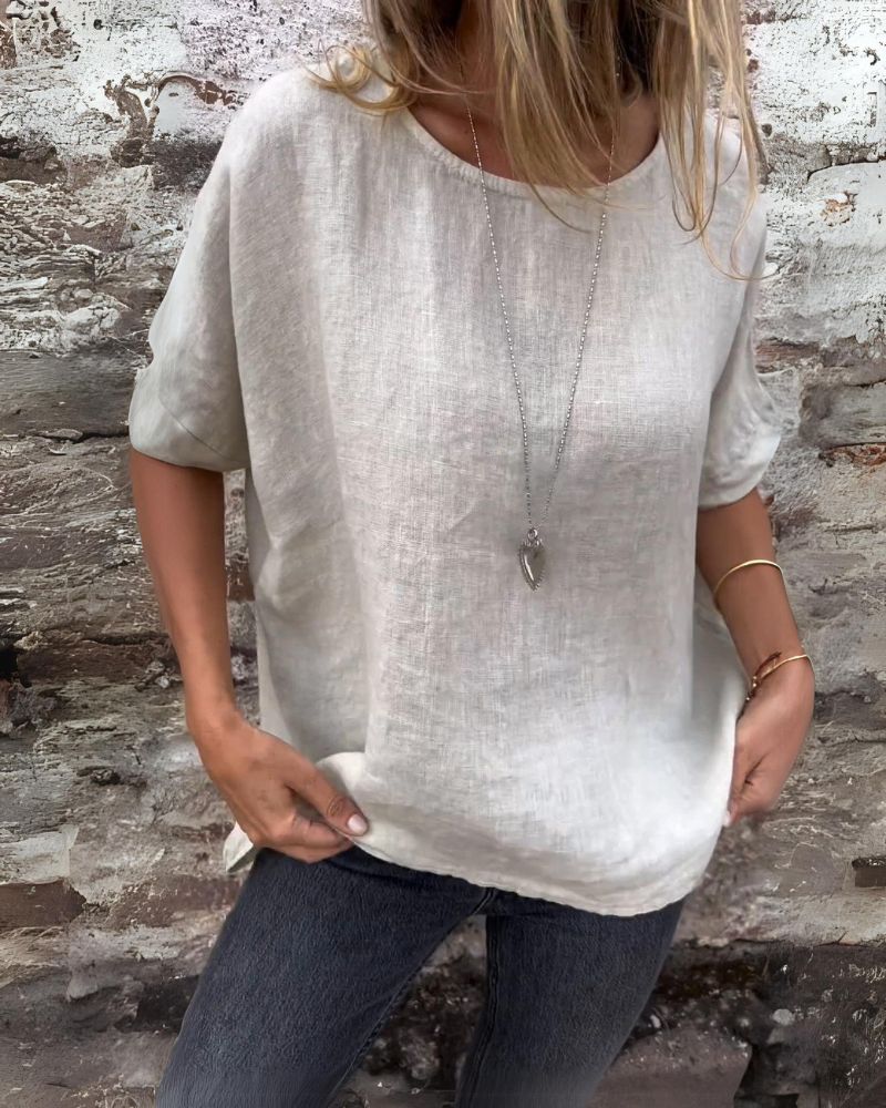 Essential Everyday T-Shirt – Soft Lightweight Basic Tee for Casual & Layered Styling