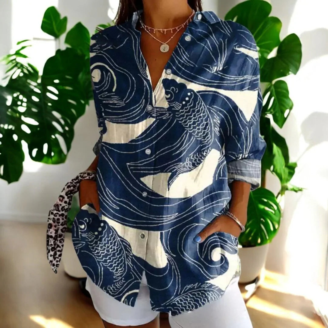 Stylish Button-Down Shirt – Lightweight Everyday Blouse for Casual & Smart Versatile Styling