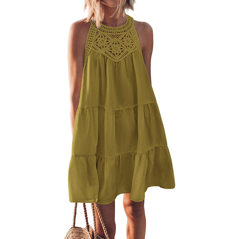 EleganceFlow™ High-Waist Sleeveless Maxi Dress