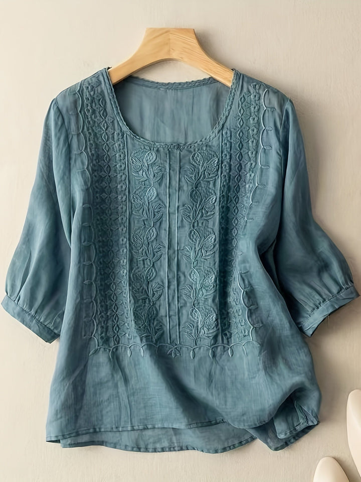 THAVINDRA – WOMEN'S EMBROIDERED BLOUSE