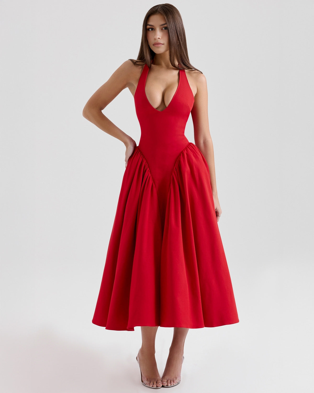 Elegant Monroe Midi Dress for a Stylish Look