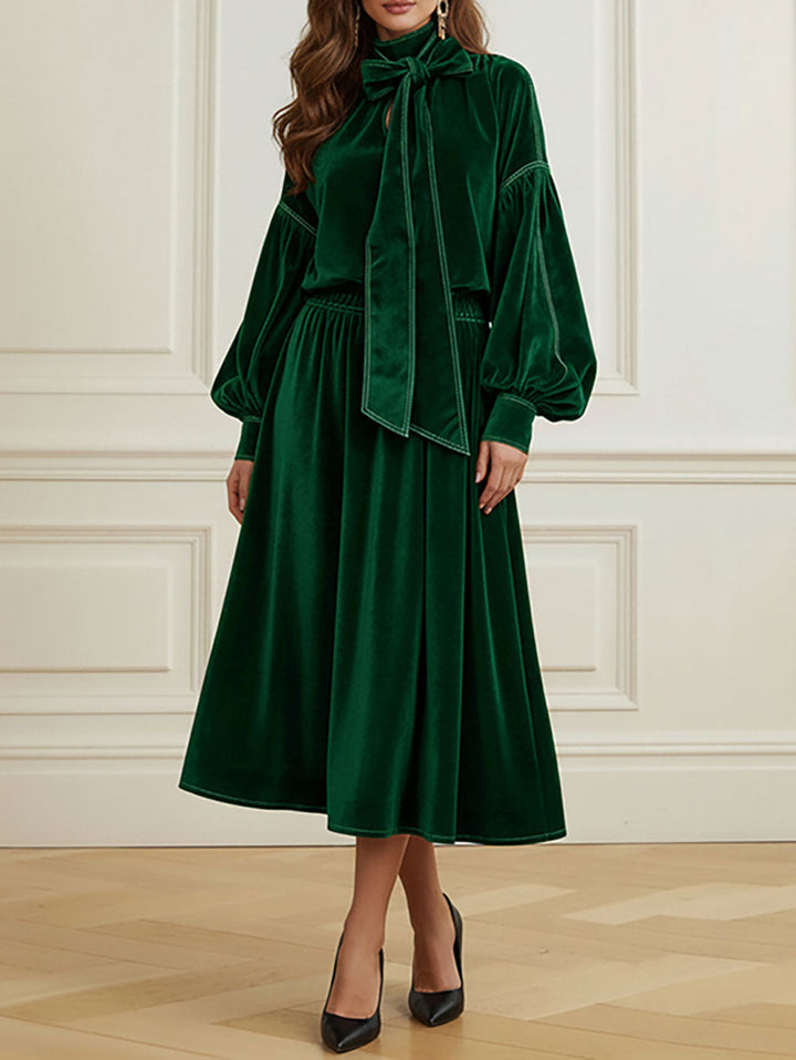 A-Line Loose Solid Color Skirts Bottoms