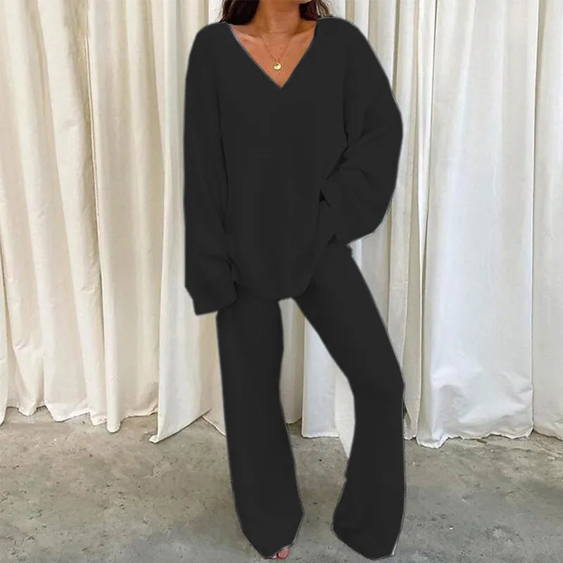 Arelis™ Two-Piece Lounge Set – Cozy Elegance for Home & Beyond | Shop Yours Today