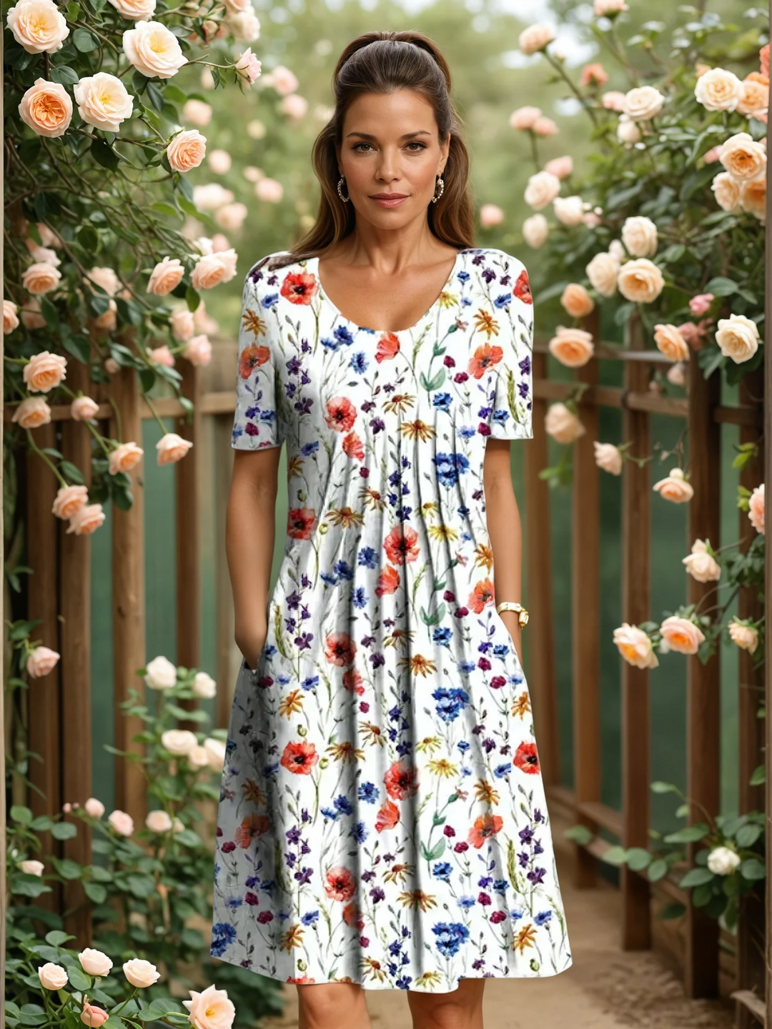 KIRAYA – ELEGANT DRESS WITH TUMMY COVERAGE
