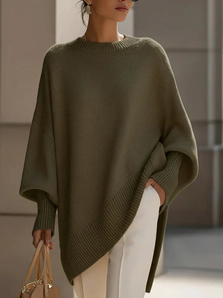 Women’s Elegant Knit Sweater – Soft Minimalist Pullover for Casual & Everyday Wear