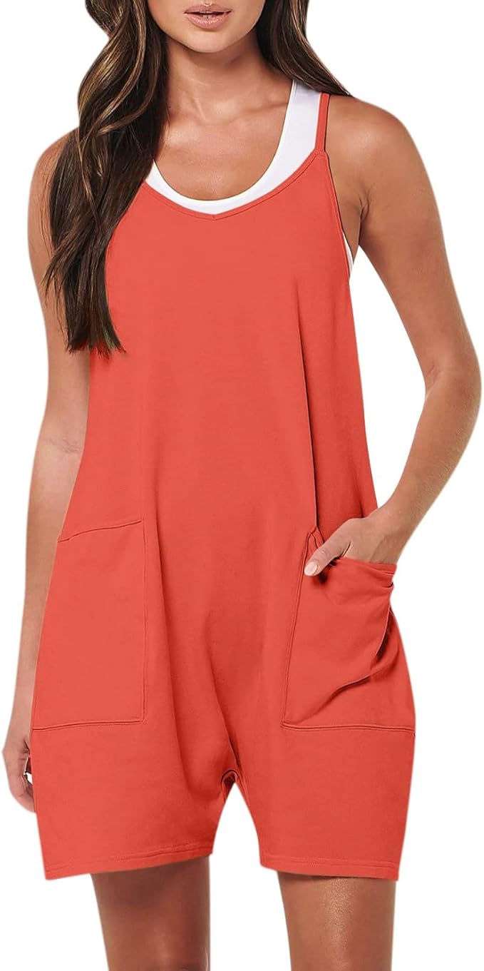 Women’s Casual Zipper Pocket Jumpsuit – Streetwear-Inspired Fleece Overalls