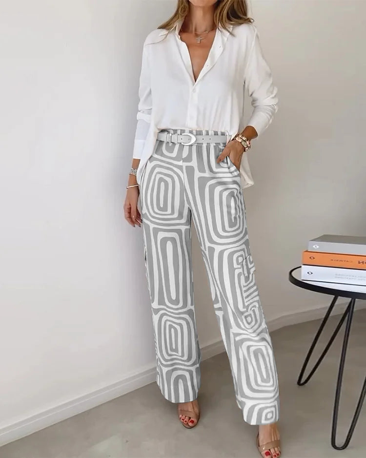 Selene - Conjunto Cómodo y Elegante con Cinturón Gratis