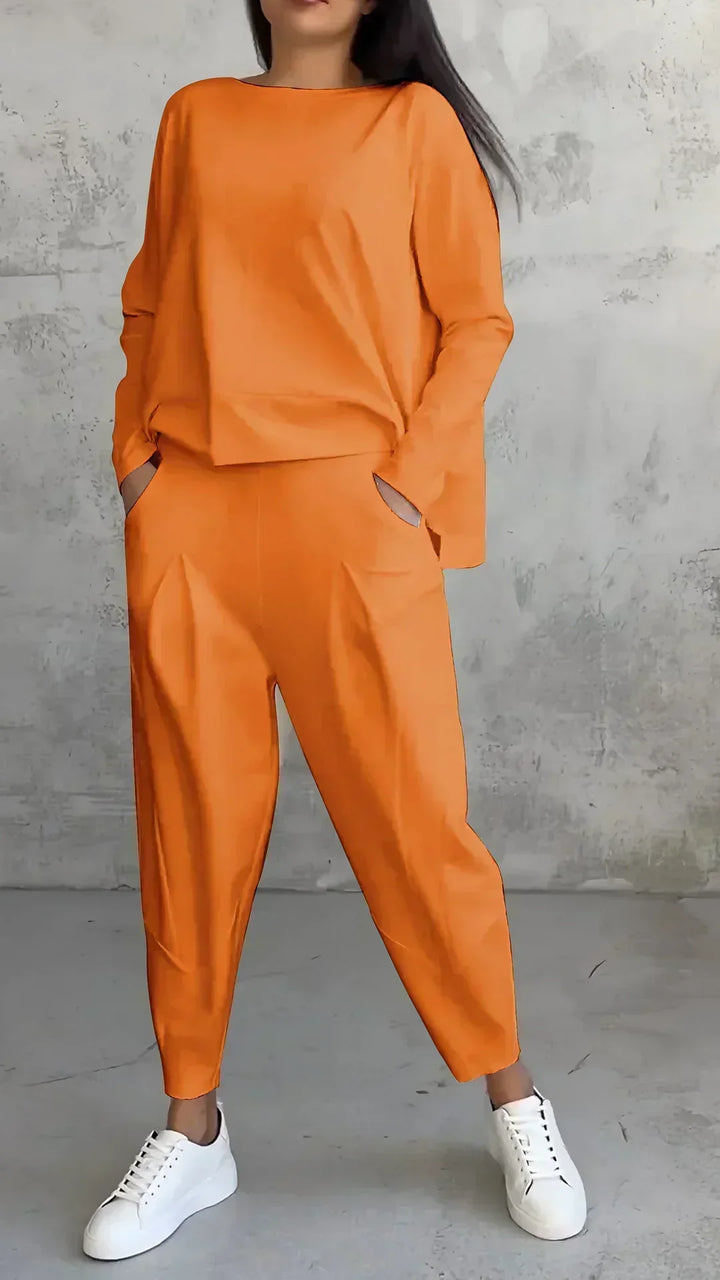 Daria - Elegant & Chic Two-Piece Ensemble – Effortless Style & Comfort