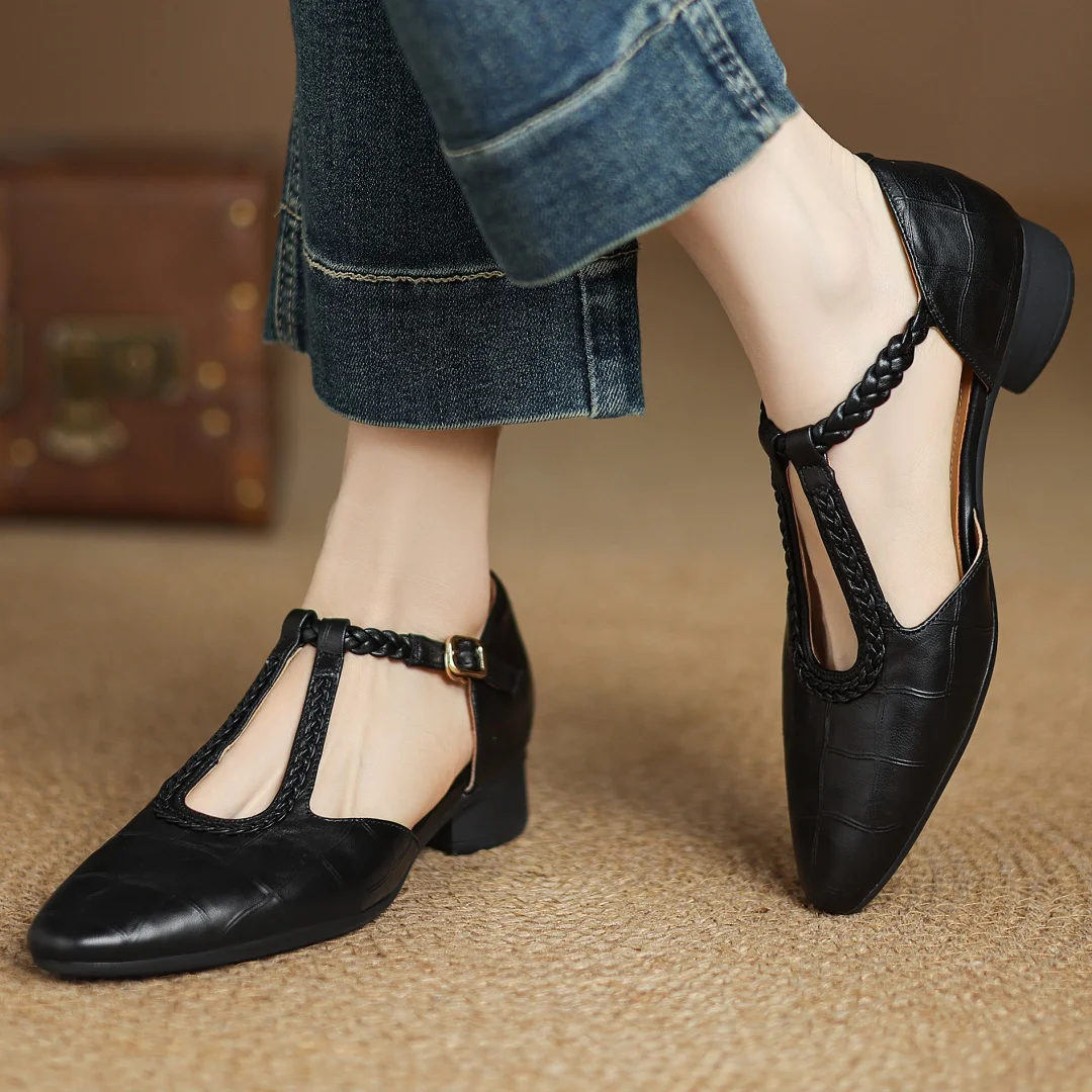 CAERAVELLE – KEPA LEATHER MARY JANE