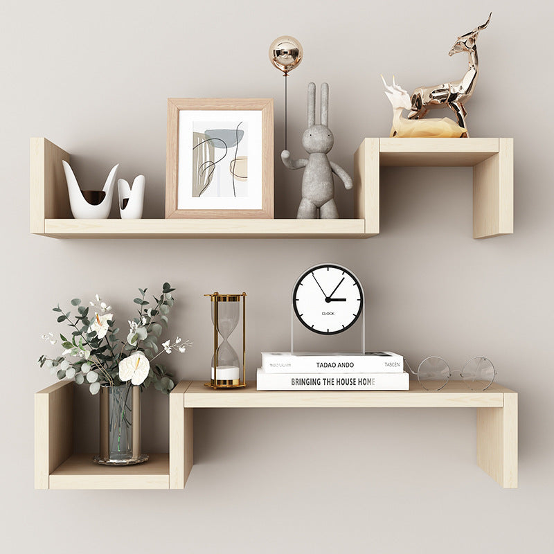 Minimalist Wall Shelves – One or Two Layer Design