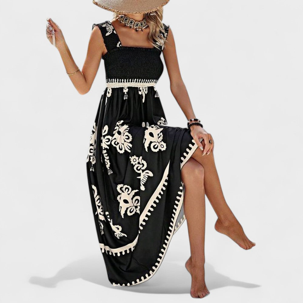 Liora - Maxi Dress with Smocked Bodice