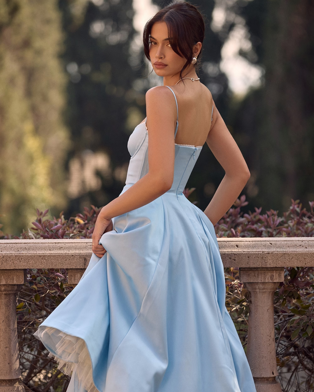 Ophira - Classy Corset Midi Dress