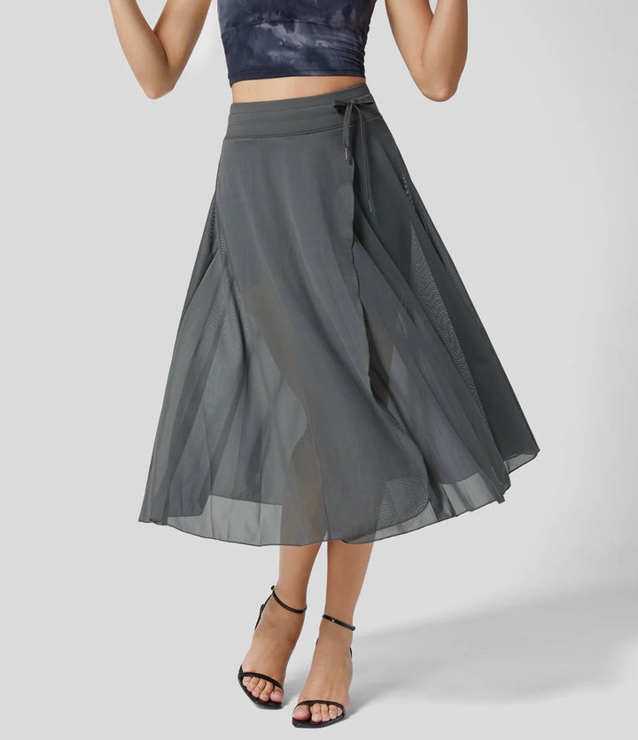 2-in-1 Midi Skirt – Versatile Elegant Skirt for Everyday & Smart Casual Styling