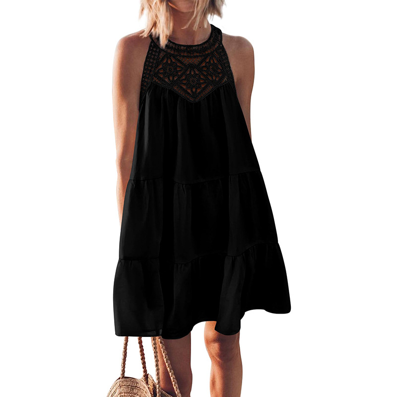 EleganceFlow™ High-Waist Sleeveless Maxi Dress