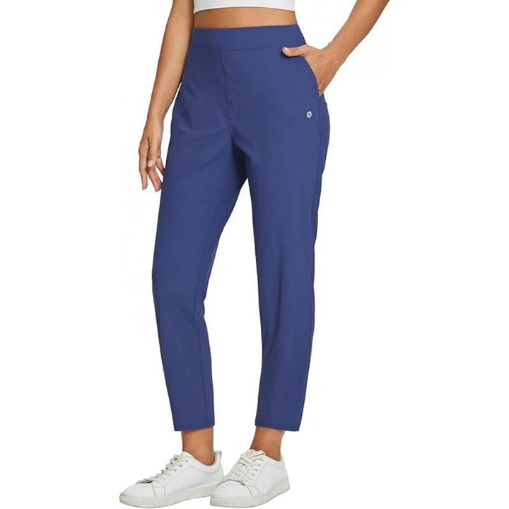 Lightweight Stretch Ankle Trousers – Slim Fit Comfortable Pants for Work & Everyday Styling