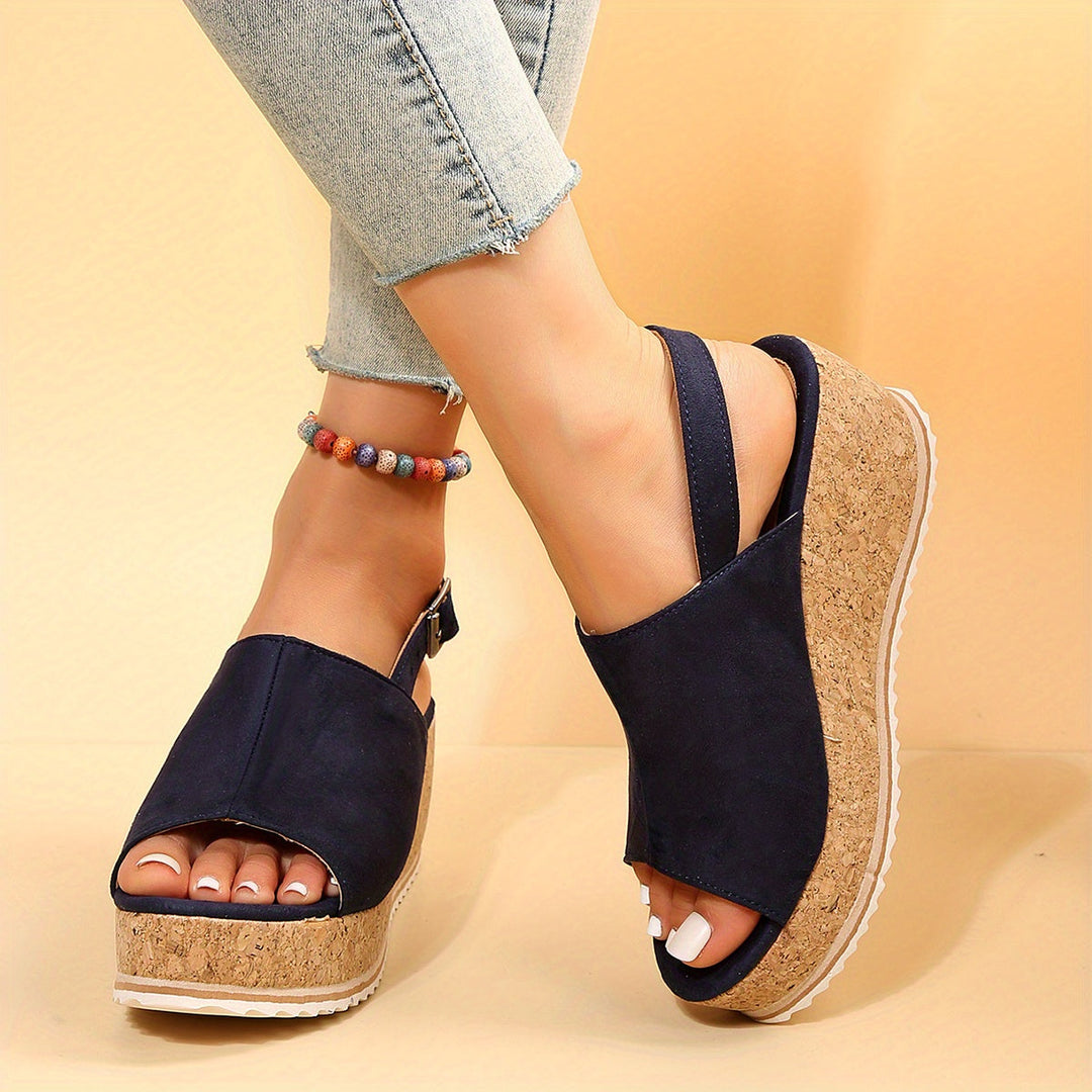 Savanna Slingback Wedge Sandals