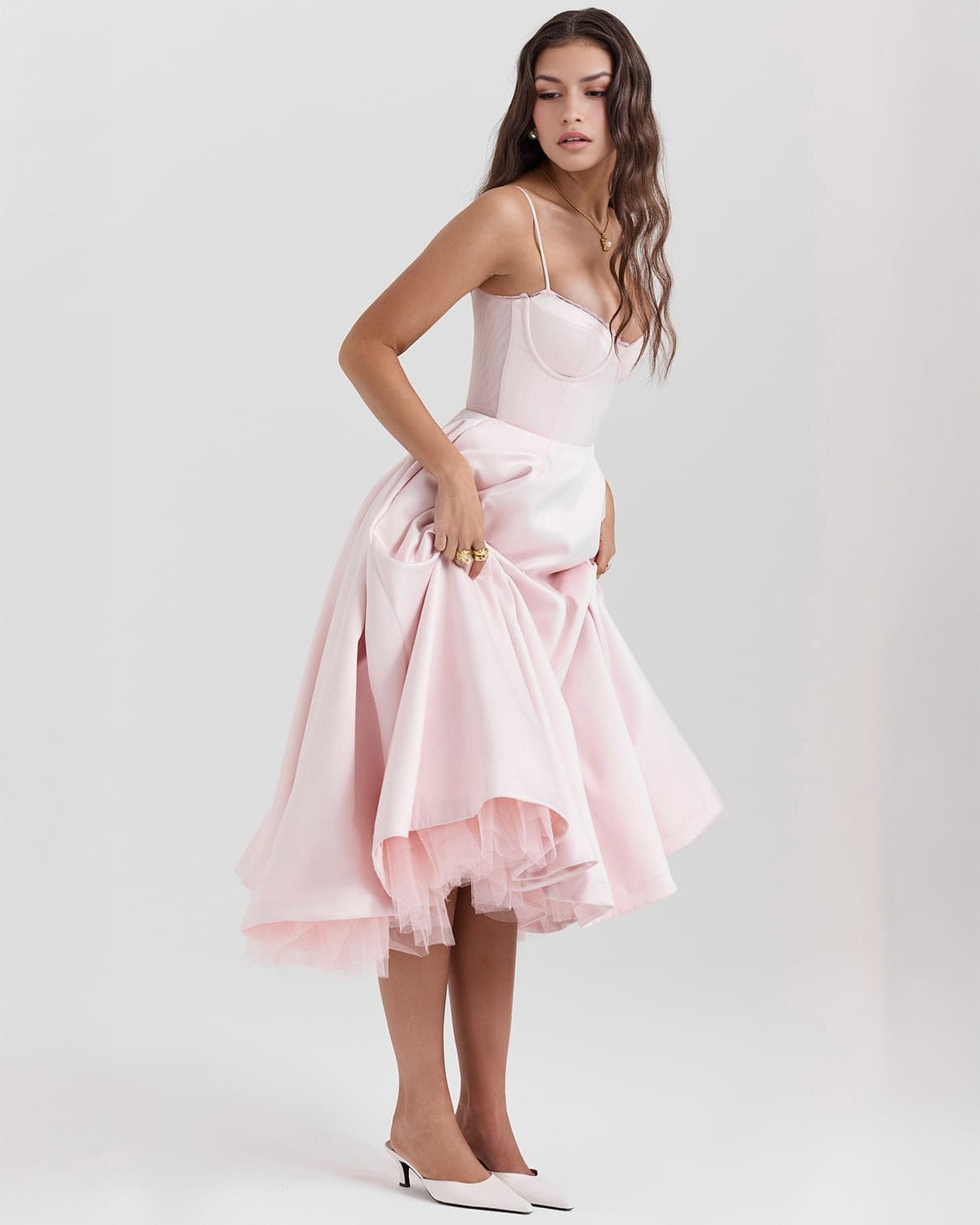Vestido Midi Selene Elegante y Moderno