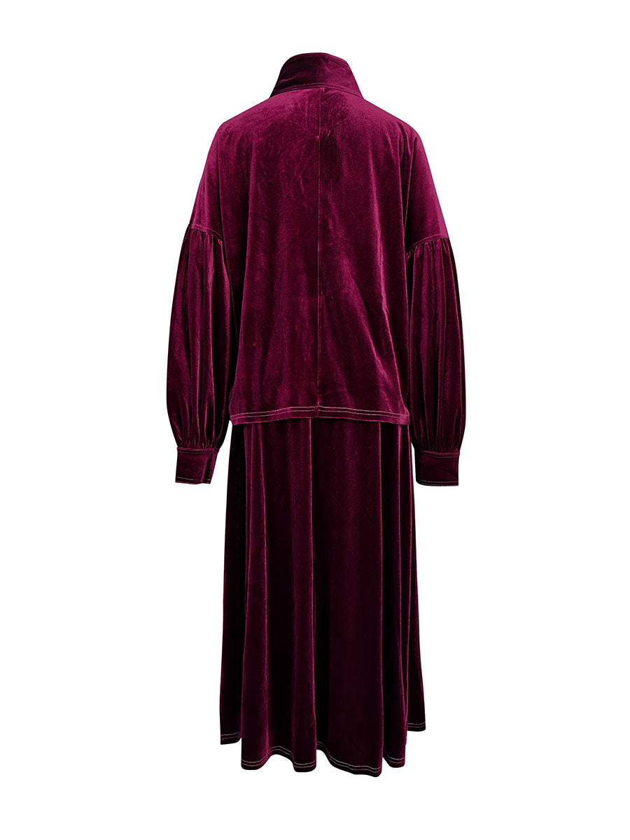 A-Line Loose Solid Color Skirts Bottoms