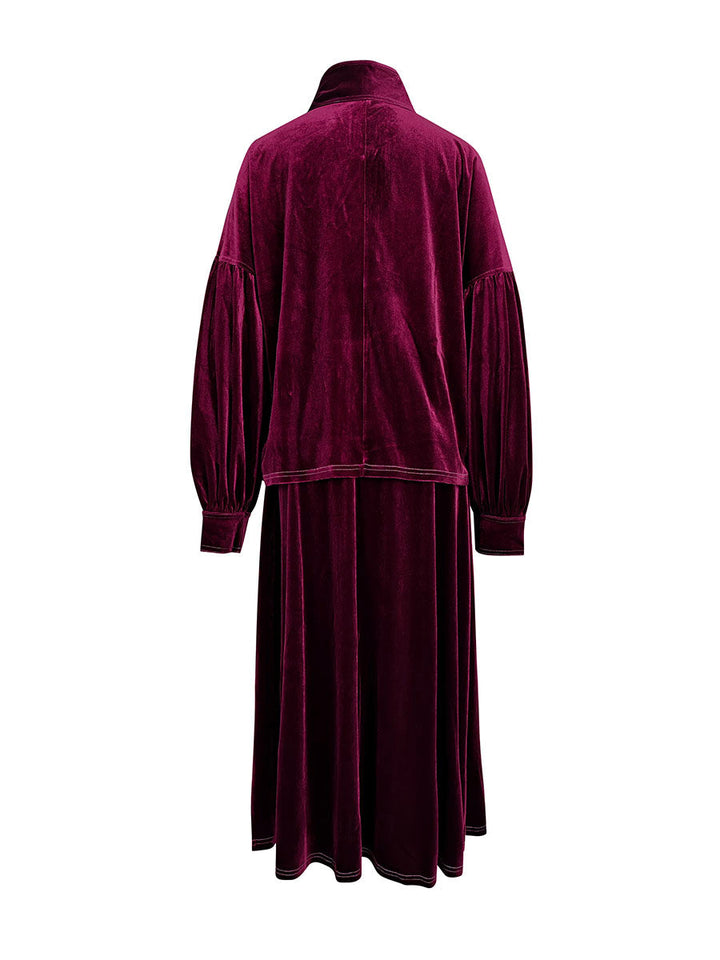 A-Line Loose Solid Color Skirts Bottoms