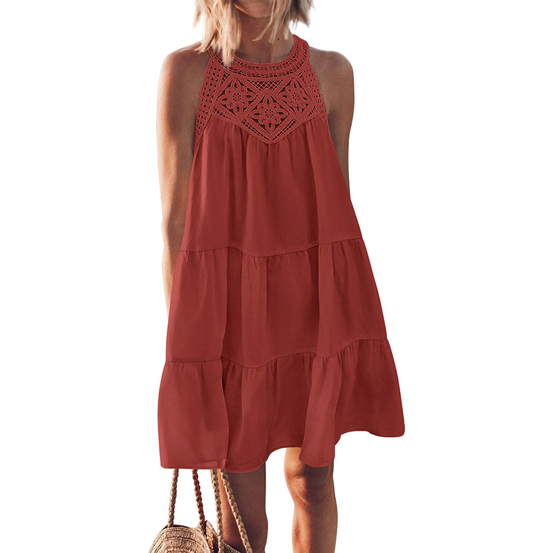 EleganceFlow™ High-Waist Sleeveless Maxi Dress