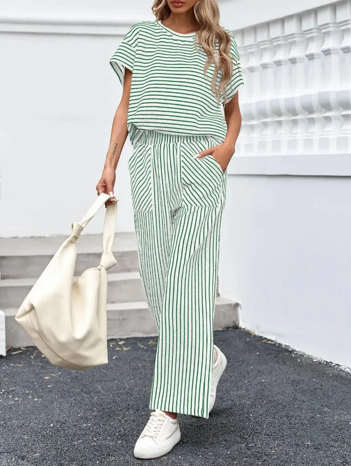 Lunéva™ Striped Lounge Set