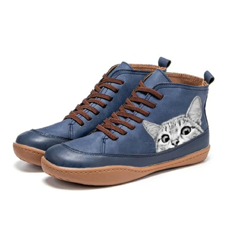 ELENA – LEATHER BOOTS FOR CAT LOVERS