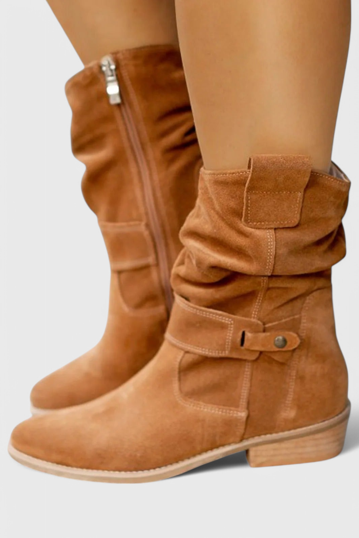 Aira Classic Suede Ankle Booties