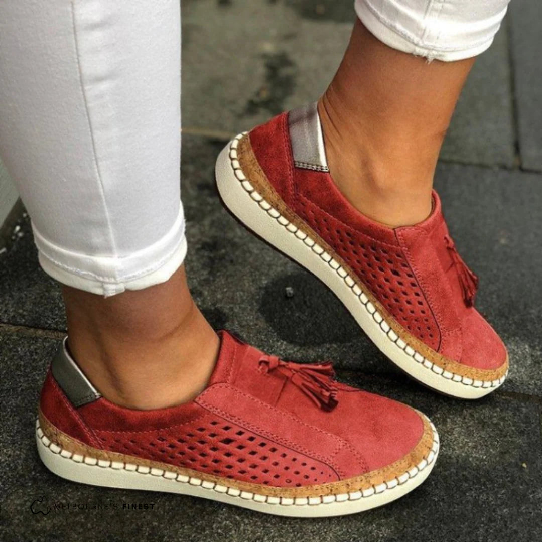 Breathable Orthopedic Summer Slip-On Shoes – Lightweight Cushioned Comfort Shoes for Everyday Walking
