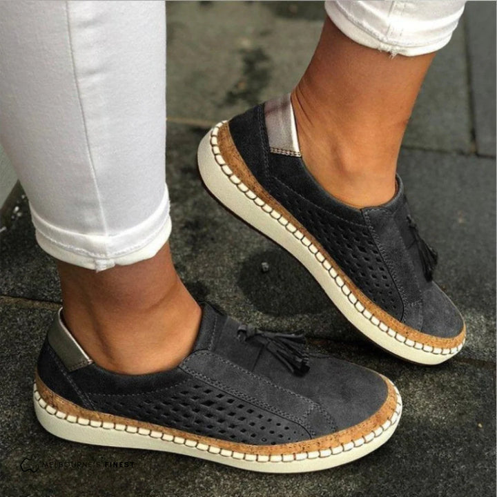 Breathable Orthopedic Summer Slip-On Shoes – Lightweight Cushioned Comfort Shoes for Everyday Walking