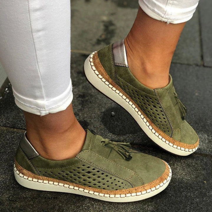 Breathable Orthopedic Summer Slip-On Shoes – Lightweight Cushioned Comfort Shoes for Everyday Walking