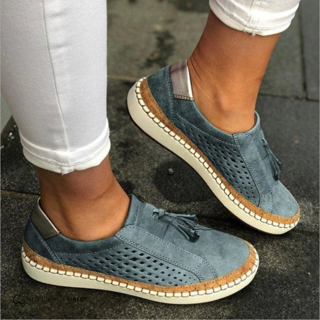 Breathable Orthopedic Summer Slip-On Shoes – Lightweight Cushioned Comfort Shoes for Everyday Walking