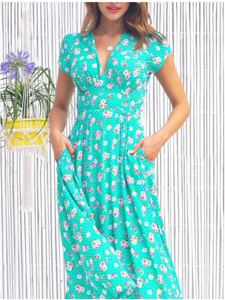 Ema – Button-Front Midi Dress