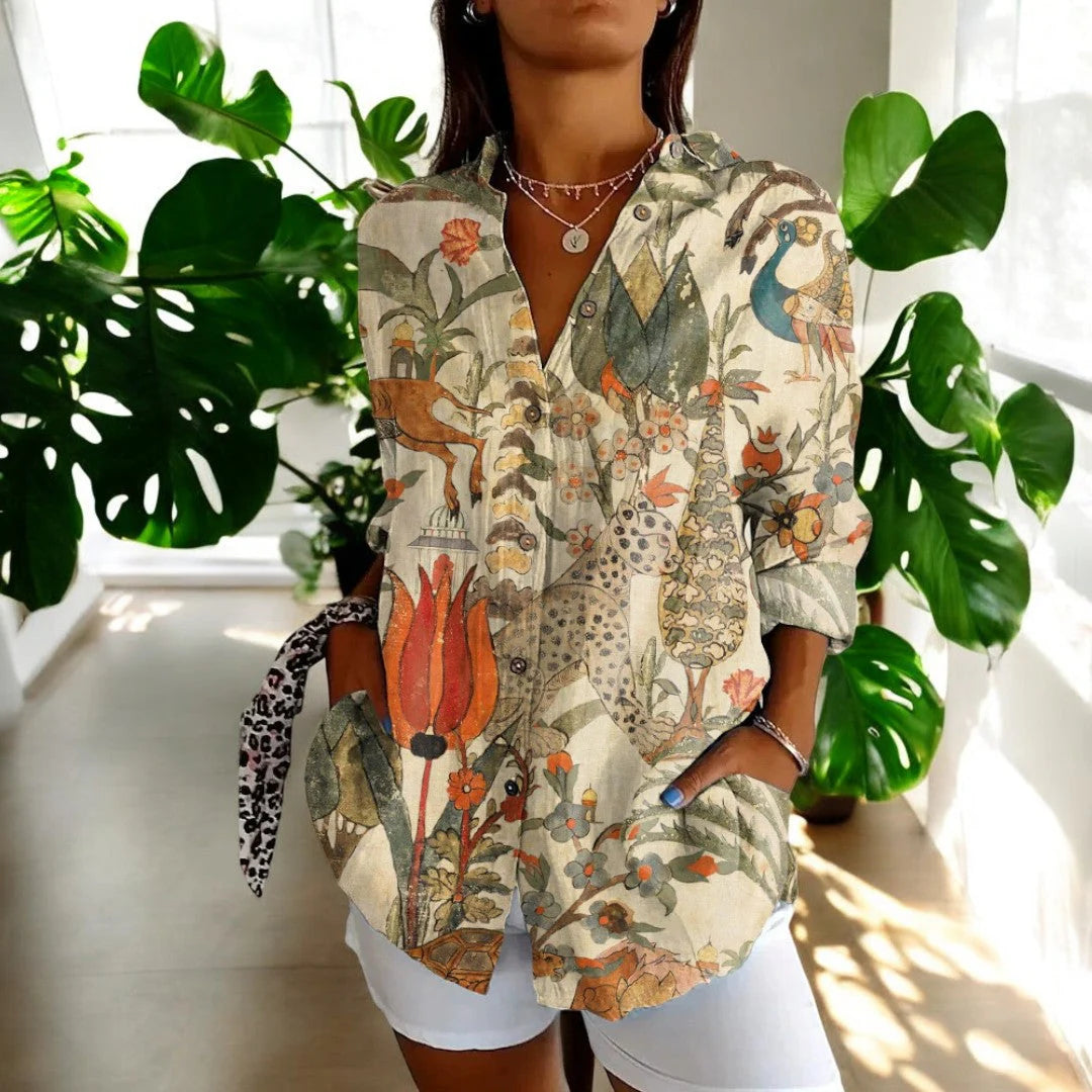 Stylish Button-Down Shirt – Lightweight Everyday Blouse for Casual & Smart Versatile Styling
