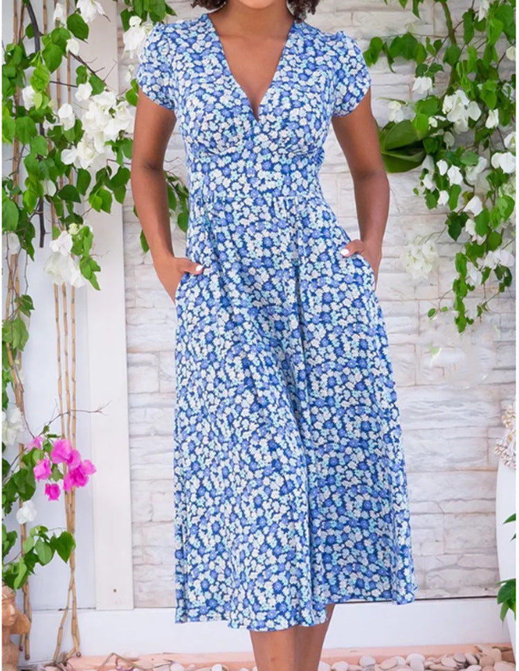 Ema – Button-Front Midi Dress