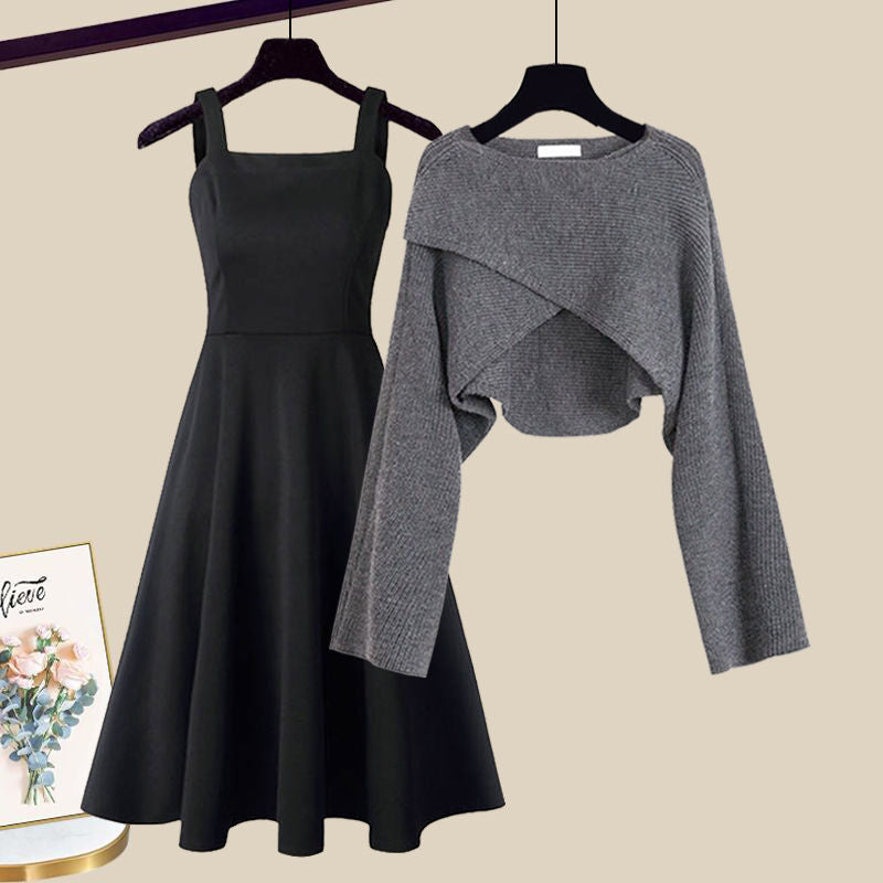 ELANTHA – ELEGANT KNITTED DRESS SET
