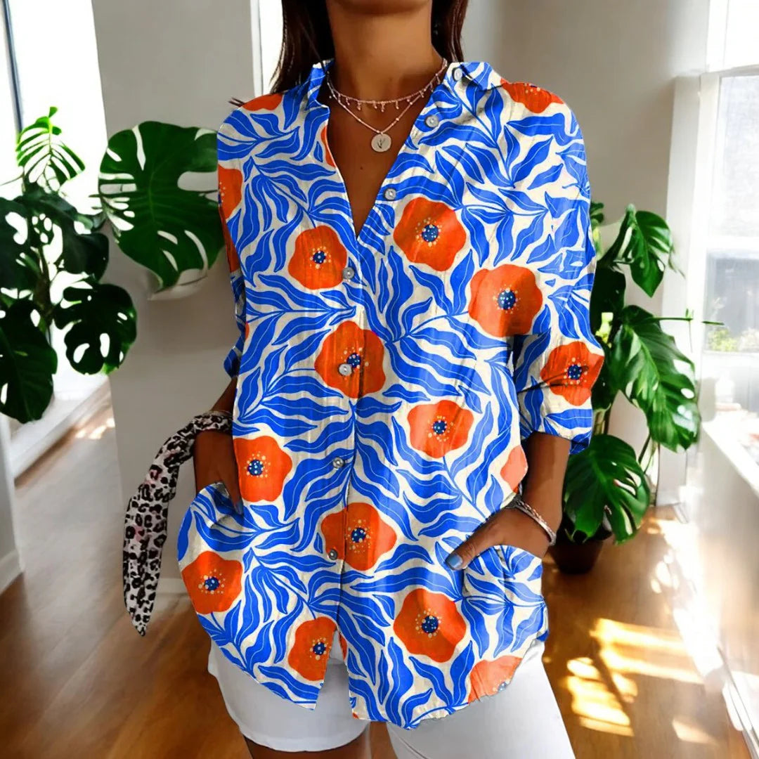 Stylish Button-Down Shirt – Lightweight Everyday Blouse for Casual & Smart Versatile Styling