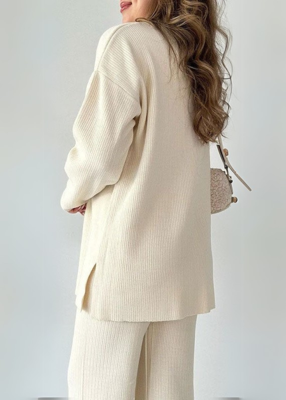 Addison - Confortevole Set da Donna a Maniche Righe, Comodo e Elegante