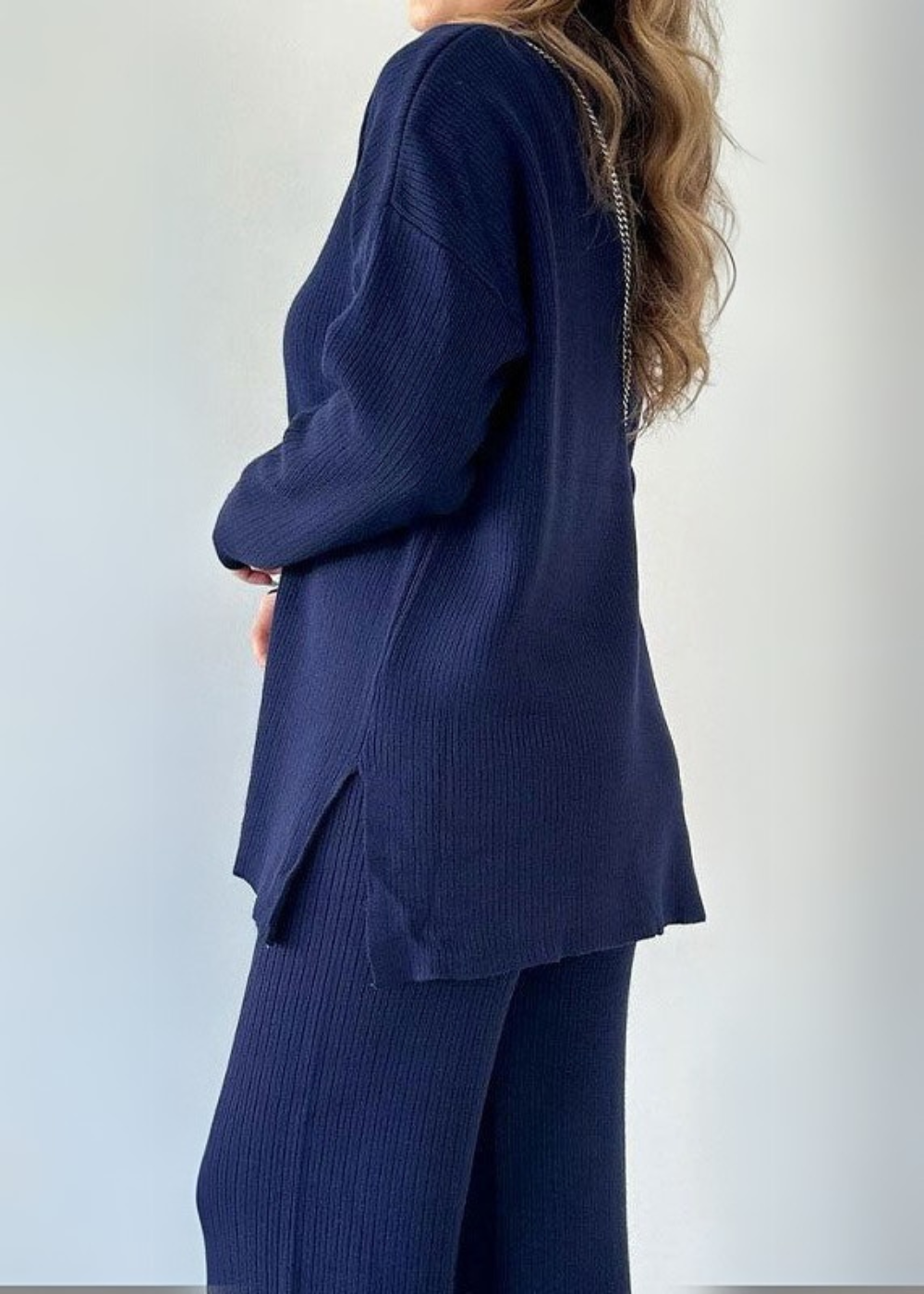 Addison - Confortevole Set da Donna a Maniche Righe, Comodo e Elegante