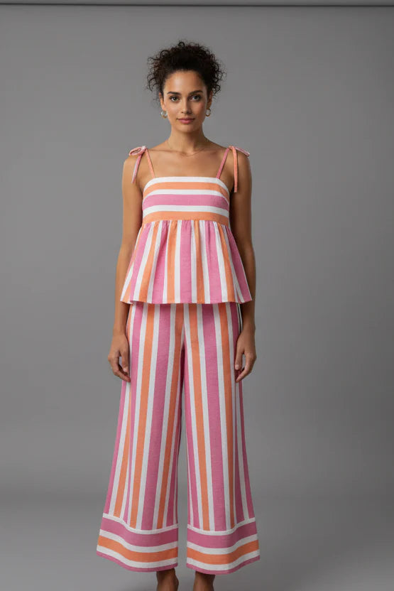 Hanne - Printed trouser set Summer Outifit