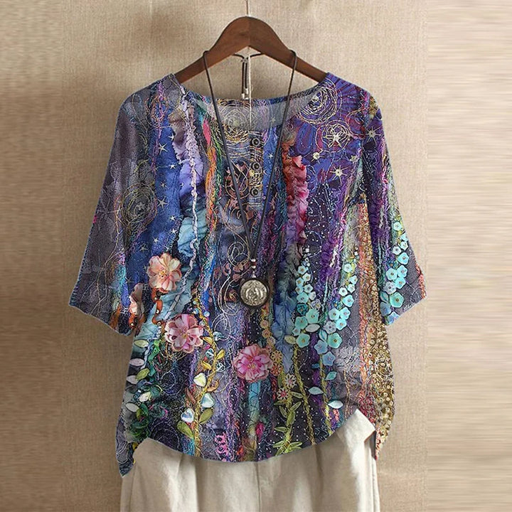 Women’s Retro-Inspired Blouse – Elegant Vintage Style Top for Casual & Smart Everyday Wear