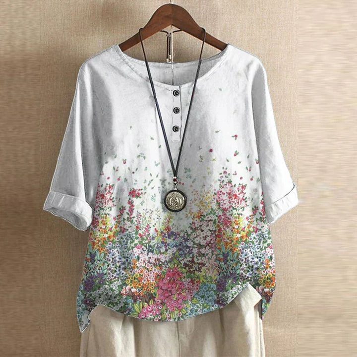 Retro Inspired Blouse – Lightweight Vintage Style Top for Casual & Elegant Everyday Wear