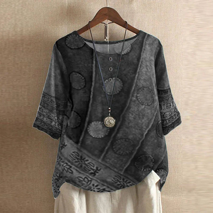 Retro Inspired Blouse – Lightweight Vintage Style Top for Casual & Elegant Everyday Wear