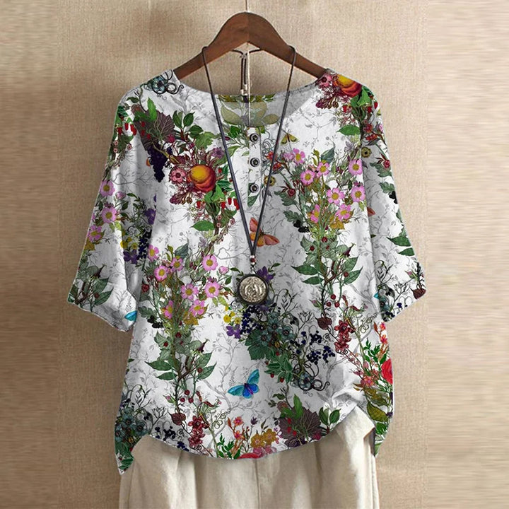 Women’s Retro-Inspired Blouse – Elegant Vintage Style Top for Casual & Smart Everyday Wear