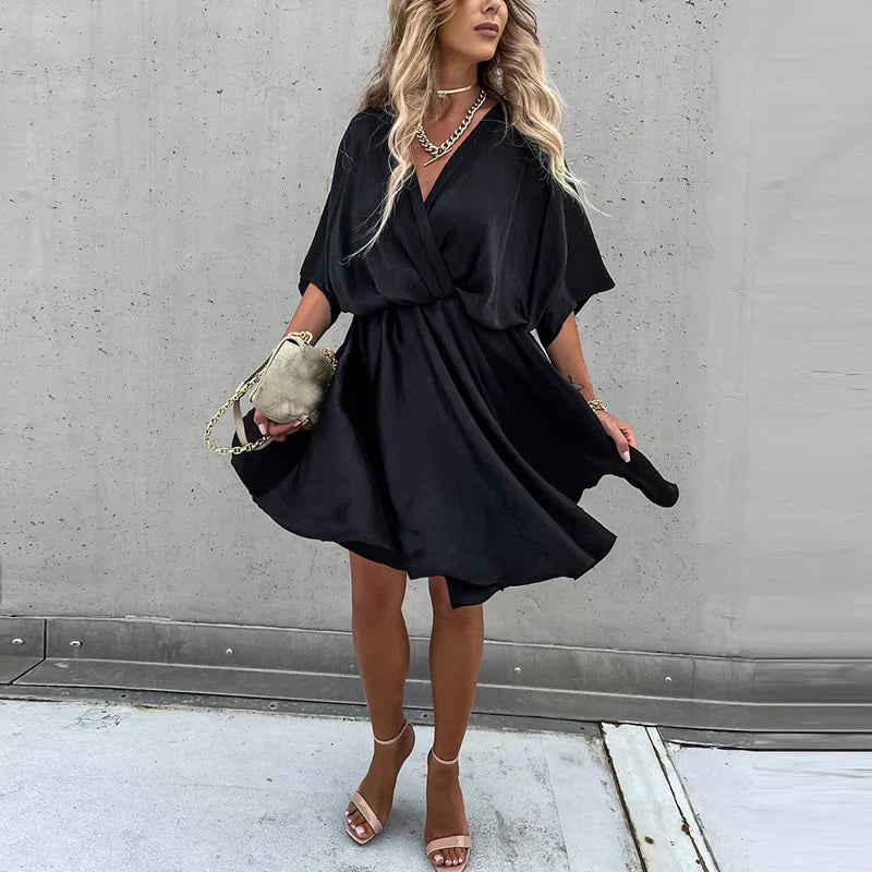 Lennon - Chic Summer High Waist Mini Dress