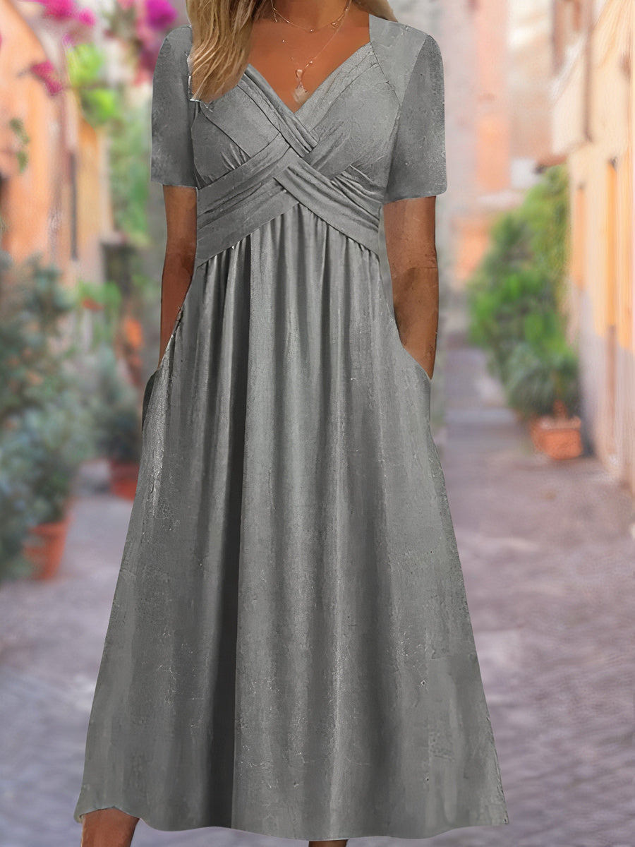 Ariela™ - Comfortable V-Neck Dress
