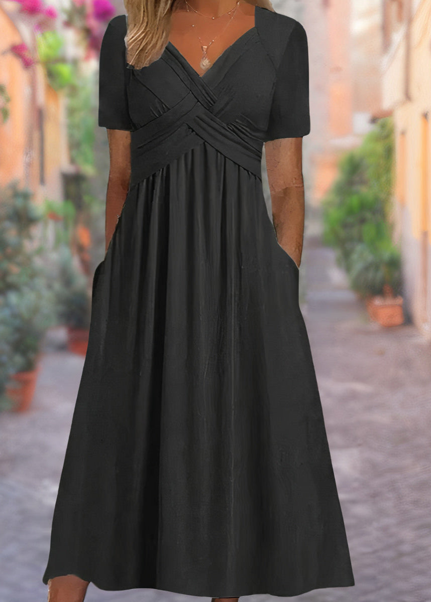 Ariela™ - Comfortable V-Neck Dress