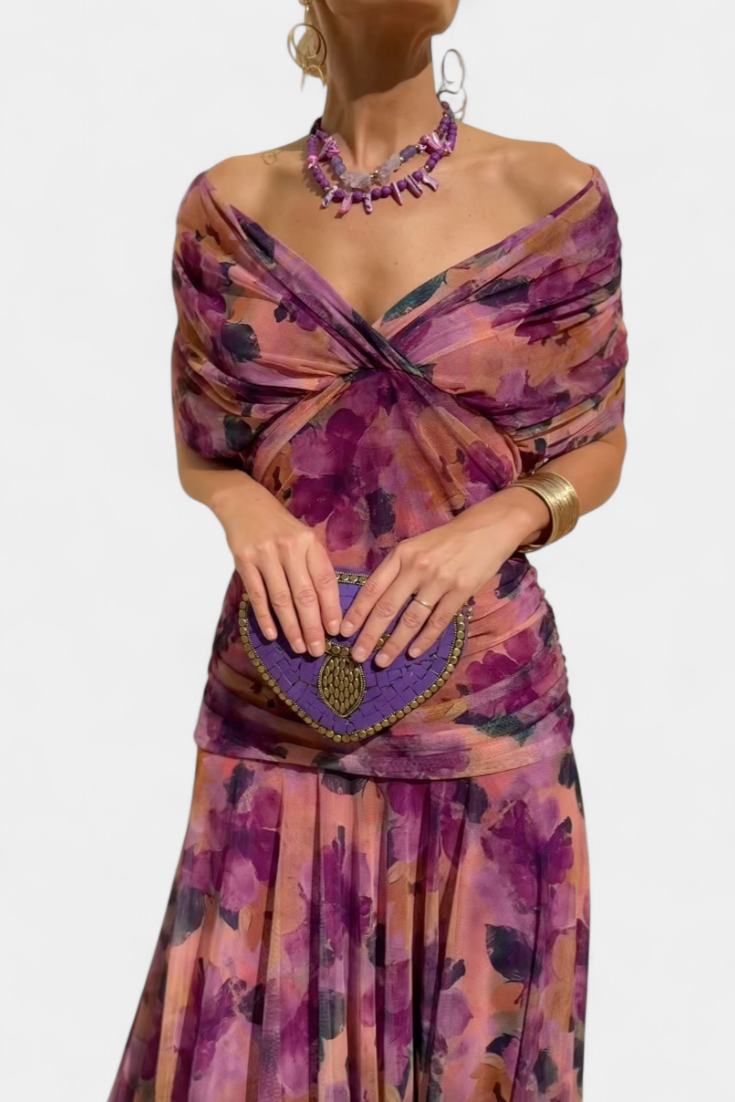 ORELITHYNE – ROMANTIC LONG FLORAL DRESS
