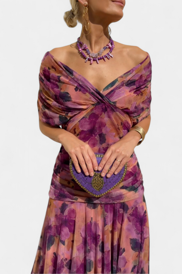ORELITHYNE – ROMANTIC LONG FLORAL DRESS
