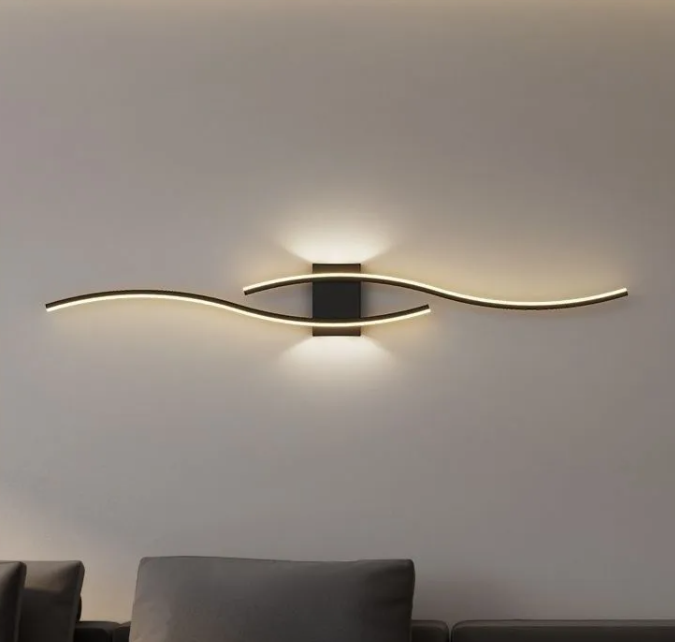 Modern Bedside LED Wall Lamp Decorative Background Wall Light